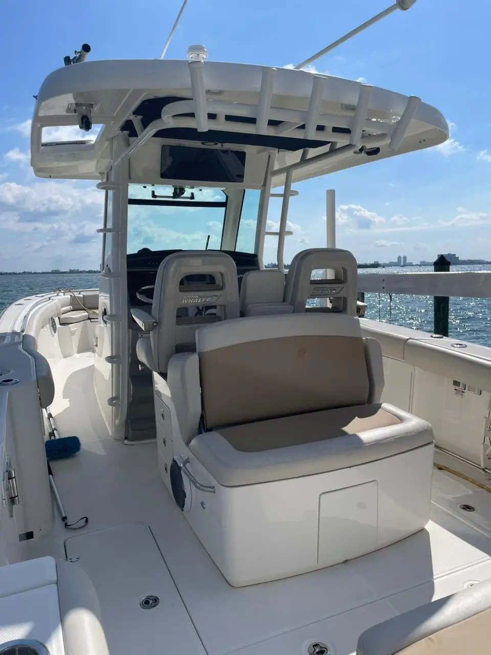 2016 Boston Whaler 330 Outrage (storage / layout)